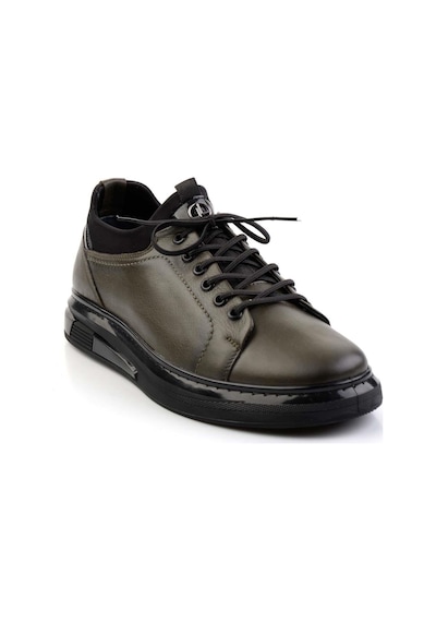 Bambi Haki Hakiki Deri Erkek Sneaker E01018198303 Haki