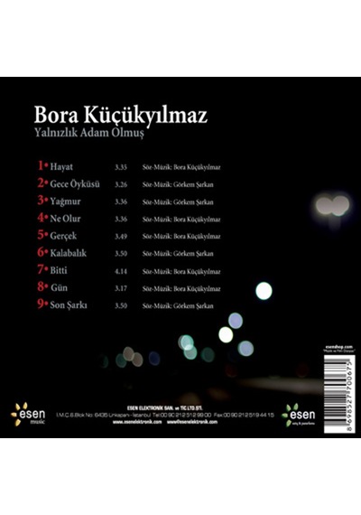 Bora Küçükyılmaz - Yalnızlık Adam Olmuş CD