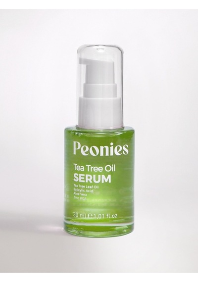 Peonies Tea Tree Oil Serum Çay Ağacı Yağı Niasinamid Aloe Vera Pantenol Salisilik Asit Ve Zinc Pca