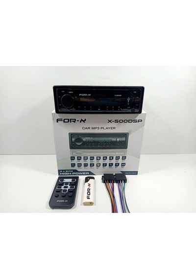 For-x Teyp + For-x Çakmak For-x X-500dsp 4x60w 3 Amfi Çıkışlı