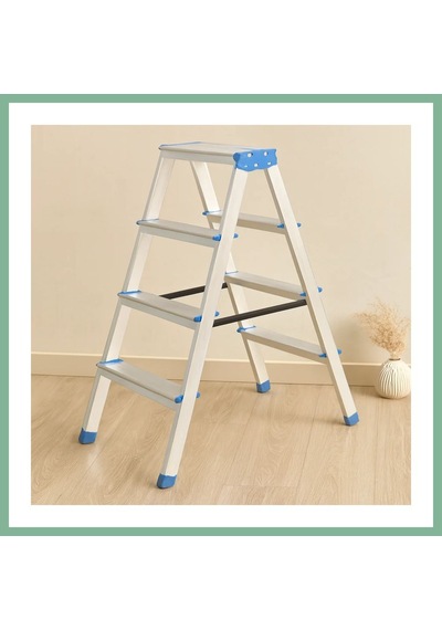 Bşkvirgo Çift Basamaklı Alüminyum Merdiven 115 Cm 5+5 Bsk2026 Standart