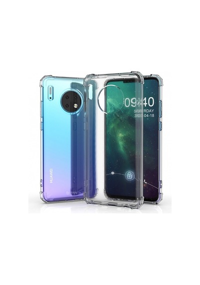 Blogy Mate 30 İle Uyumlu Crystal Fit Kılıf Crystal Clear