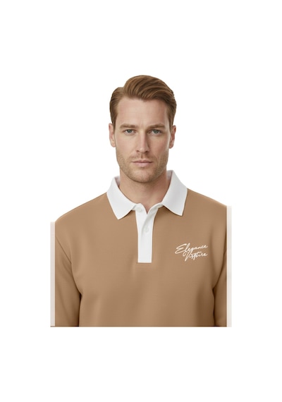 Deepsea Erkek Camel Relax Fit İçi Polarlı Polo Yaka Sweatshirt Pamuklu Kalın Sweatshirt 2600762 Camel Deepsea Erkek Camel Relax Fit İçi Polarlı Polo Yaka Sweatshirt Pamuklu Kalın Sweatshirt 2600762 Camel