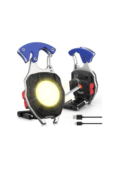 Çok Fonksiyonlu Mini El Feneri - 800 Lümen, Usb Type-c Şarjlı, 6 Mod Ve Acil Durum Araçları Diğer
