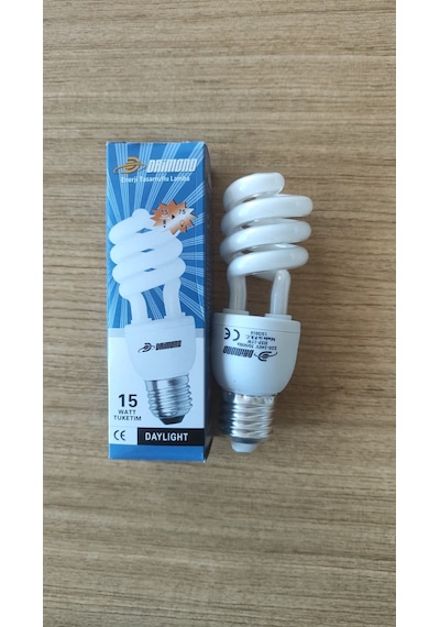 Draimond 15w E27 Duy Spiral Tasarruflu Enerji Tasarruflu Lamba Beyaz Işık Hsp-15w