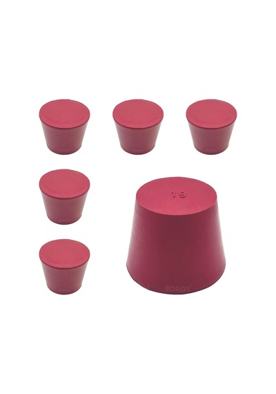 Borox Kauçuk Tıpa No.19 44 x 58 x 45 MM NS45/40 5 Adet