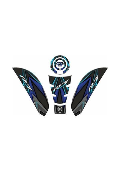 Yamaha R7 2021 - 2024 Uyumlu Tank Pad Set 004 Çok Renkli