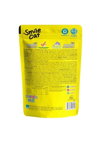 Smile Cat Crunch Mix 60 Gr 100 G