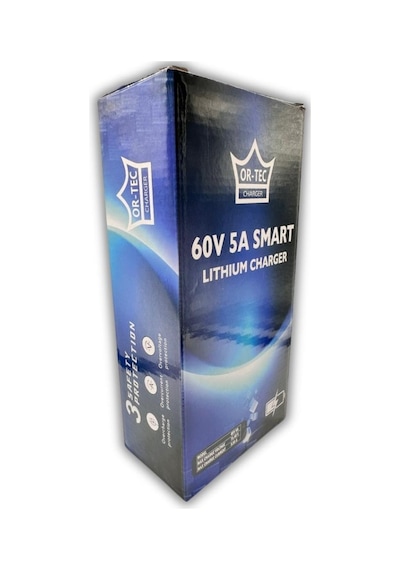 Ortec 60 V 5A Li-Ion Ve Lifepo4 Akıllı Lityum Akü Şarj Cihazı