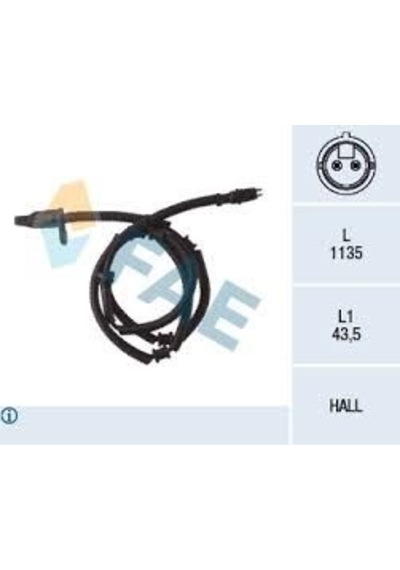 FAE 78056 FAE TEKERLEK HIZ SENSÖRÜ MASTER 2 1.9DTİ-DCİ-2.2-2.5DCİ