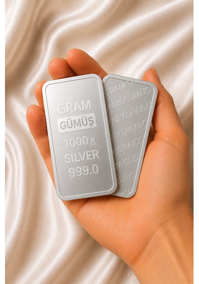 1000 Gram Külçe Gümüş Yatırımlık Gümüş