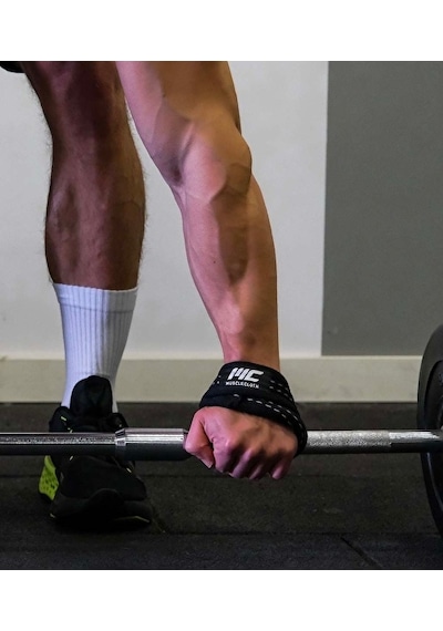 Musclecloth 8 Loop Lifting Straps Siyah