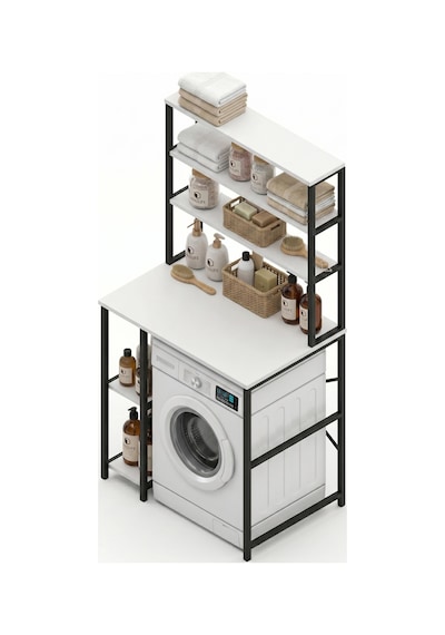 Kenzlife Çamaşır Kurutma Makinesi Dolabı Istranca Byzsyh 180 070 60 Mat Suntalam Metal Siyah Boya Kenzlife Çamaşır Kurutma Makinesi Dolabı Istranca Byzsyh 180 070 60 Mat Suntalam Metal Siyah Boya