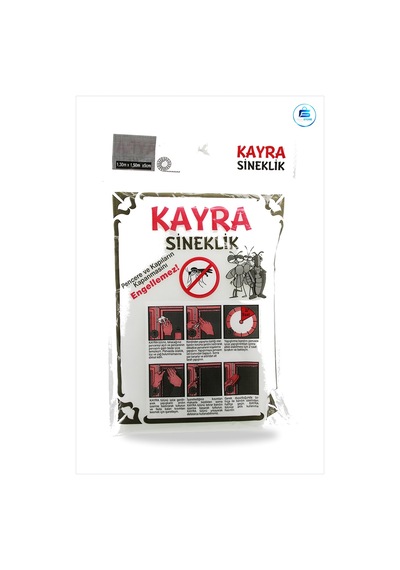 Çift Kanat Tül Pencere Sinek Perdesi 130x150 Cm Yapışkan Bantlı S