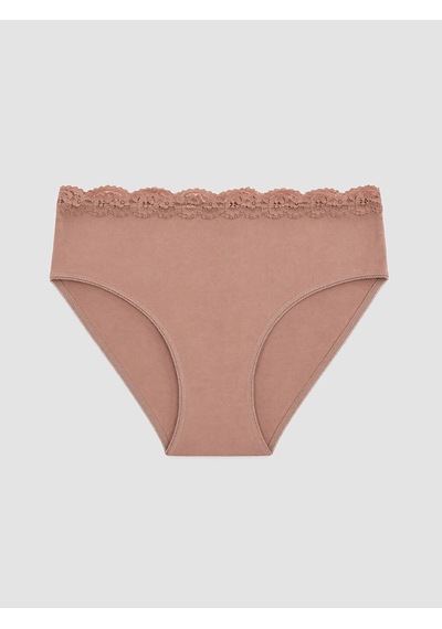 Lcw Dream Kahverengi Dantel Detaylı Bikini Külot