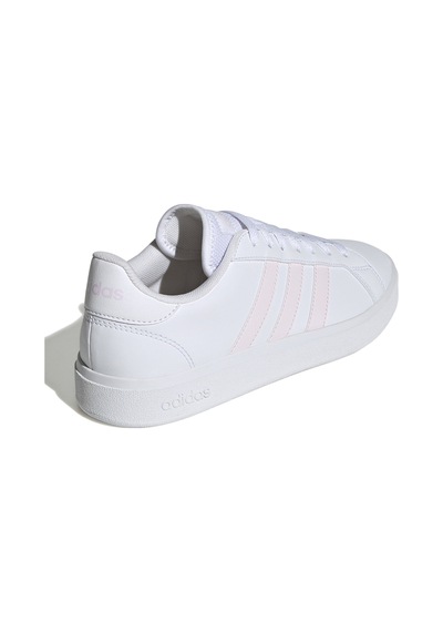 Adidas Grand Court Base 2 Beyaz Kadın Sneaker 000000000101508638 Beyaz - Pembe