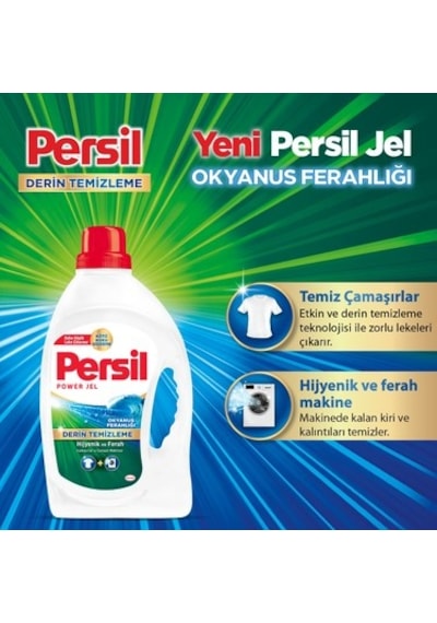 1690 Ml Okyanus Ferahlığı İle Sıvı Çamaşır Deterjanı 1