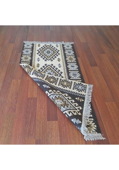 Uşak Kilimi - Çift Taraflı Antik Tarz Eşme Desen Kilim Yolluk