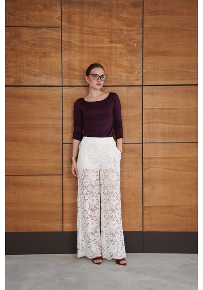 Verymoda Brode Pantolon D2967 Krem
