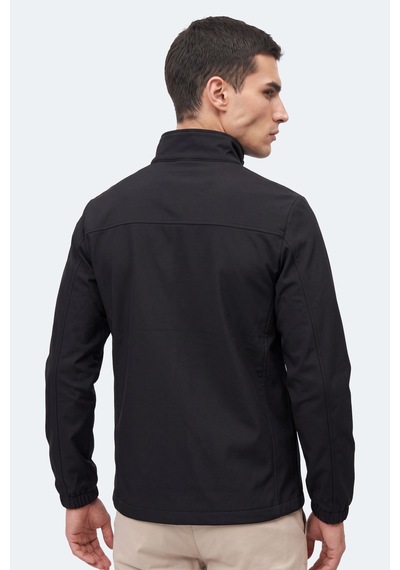 Slazenger Cedo Erkek İçi Polarlı Rüzgar Ve Su İtici Siyah Mont & Kaban