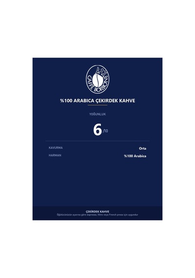 Caffe Borbone %100 Arabica Çekirdek Kahve 2 Kg 2 Paket - Yumuşak Ve Aromatik