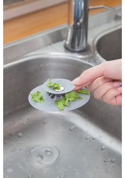 Silikon Kilitli Lavabo Ve Küvet Tıpa Duşakabin Süzgeci Ve Lavabo Tıkacı, Su Sızdırmaz Plastik Diğer