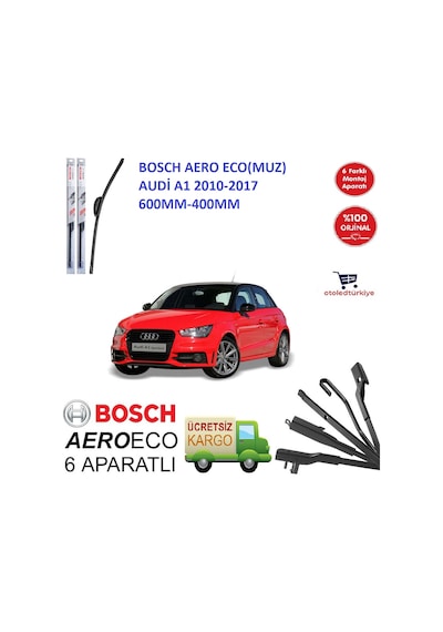 Audi A1 Silecek Takımı 2010-2017 Bosch Aeroeco