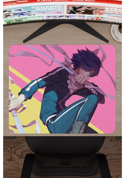 Noragami Kaymaz Dikişli Kauçuk Oyuncu Mousepad V3 - 48x40 Xl Gaming Mouse Pad Fare Altlığı