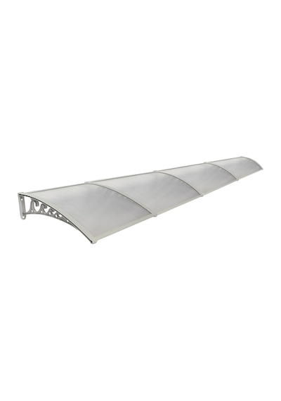 Pratik Sundurma Kapı Pencere Üstü 100x600 Cm Gri 6 Mm Levhalı Gri
