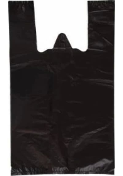 A Kalite Siyah Hışır Atlet Poşet 1 Kg Büyük Boy