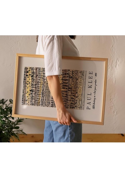 Paul Klee Çerçevesiz Poster, Modern Dekoratif Çerçevesiz Poster, Tablo, Paulklee-1, 30 X 40
