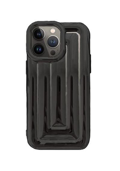 Apple Uyumlu iPhone 13 Pro Max Rudra Seri Labirent Desen 3d Metalik Silikon Kapak