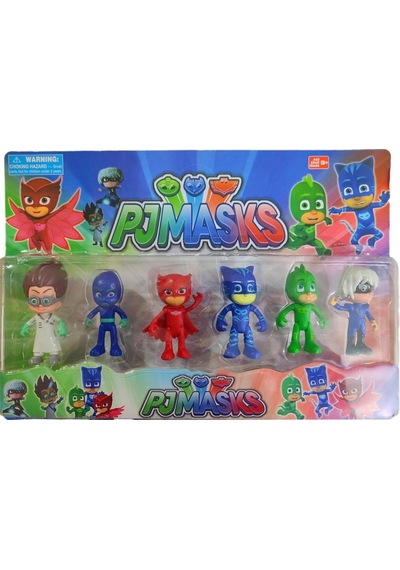 Pjmasks 6 Lı Figür - Pijamaskeliler 6 Lı Figür Oyuncak