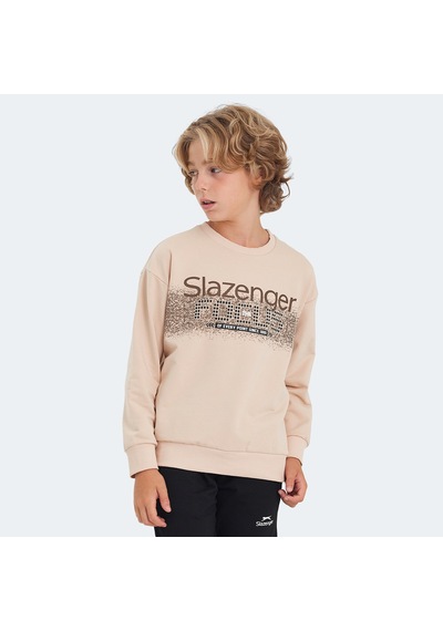 Slazenger LAST Çocuk  Camel Sweatshirt