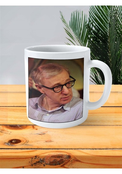 Woody Allen Baskılı Kupa Bardak Kişiye Özel Desen 1 Çok Renkli