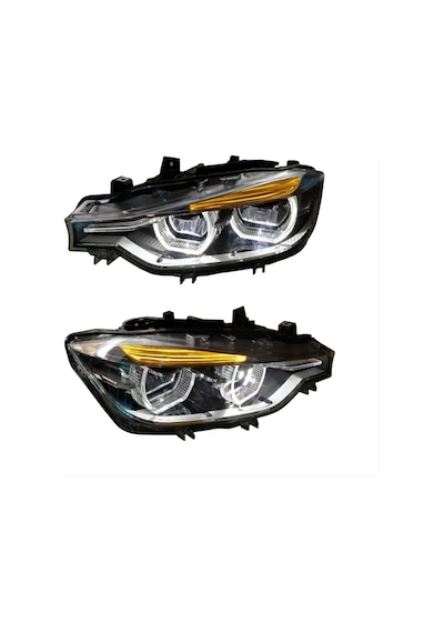 F30 3 Serısı Içın Uyumlu Lcı Makyajlı Led Far Halojen Fara Uyumlu