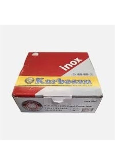 Karbosan Paslanmaz Çelik Inox İnce Kesme Disk T41 Düz 115x1,0x22,23 Mm Aa 54 R Bf80 25 Adet