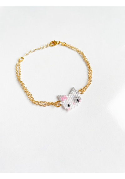 Nevoaccessory Kedi Miyuki Charm Bileklik Çok Renkli