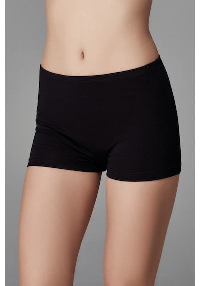Essaiçgiyim  3'lü 6'lı 12'li Paket Gümüş 3016 Likralı Renkli Bayan Boxer - 457328971