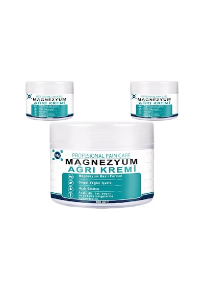 Hubrendy Sh Saf Magnezyum Klorürlü Masaj Losyonu 3 Adet Zechstein Deniz Kaynaklı, Aloe Vera Ve E Vit