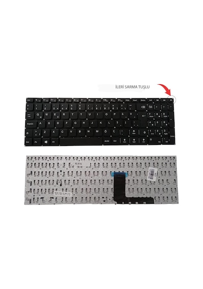 Endepo Lenovo Uyumlu Ideapad 510-15Ikb Notebook Klavye 550229384