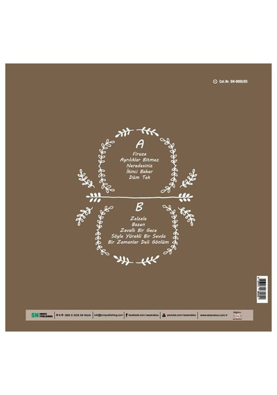 Sezen Aksu - Firuze LP Plak
