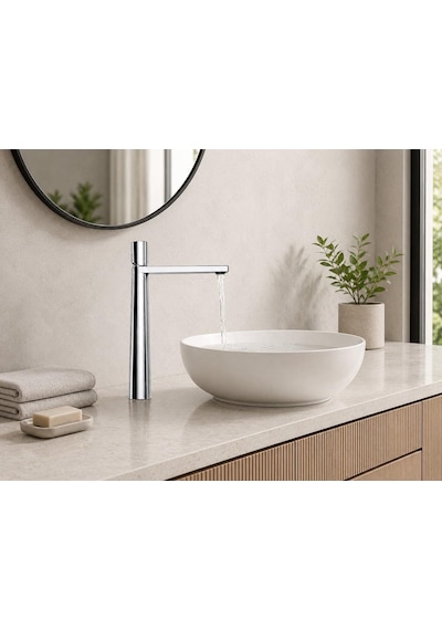 Arco Uzun Lavabo Bataryası Parlak Krom