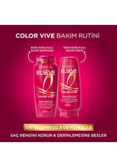 Elseve L'oreal Paris Elseve Colorvive Renk Koruyucu Bakım Şampuanı 300 Ml