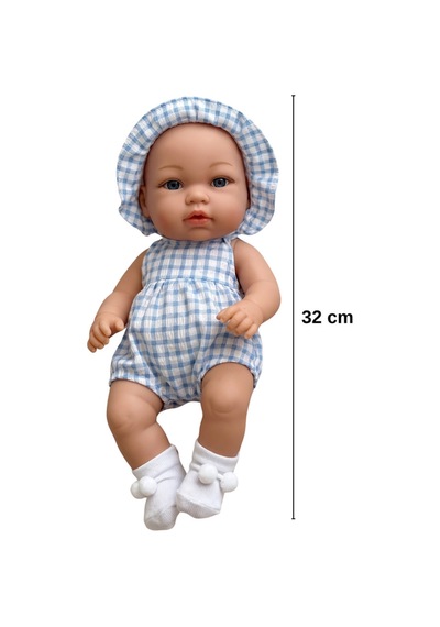 Dilayda Baby Gerçekçi Reborn Oyuncak Bebek 32cm Tam Vinil S