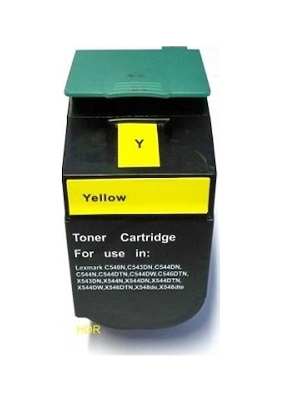 Lexmark C540 C544 X543 C540H1Yg Sarı Uyumlu Toner