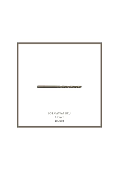 Hss Matkap Ucu 4,2 Mm, Metal, Ahşap, Plastik İçin 10 Adet
