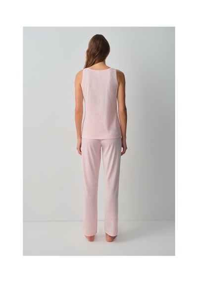 Suwen Daily Atlet Pantolon Pijama Takımı Wsh10510032880 Pembe Melanj