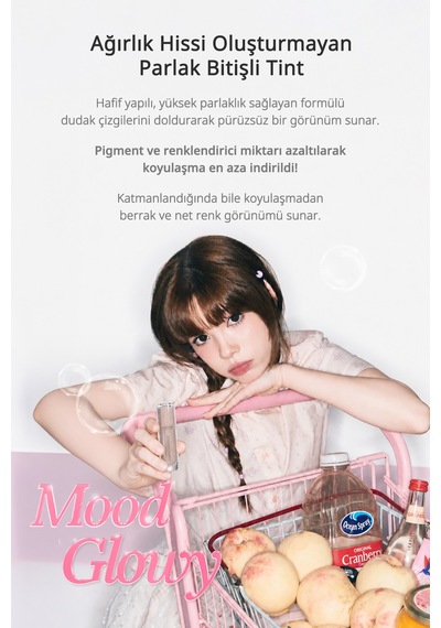 Ağırlık Hissi Oluşturmayan Parlak Bitişli Tint Perıpera Mood Glowy Tint 02 Iron Will