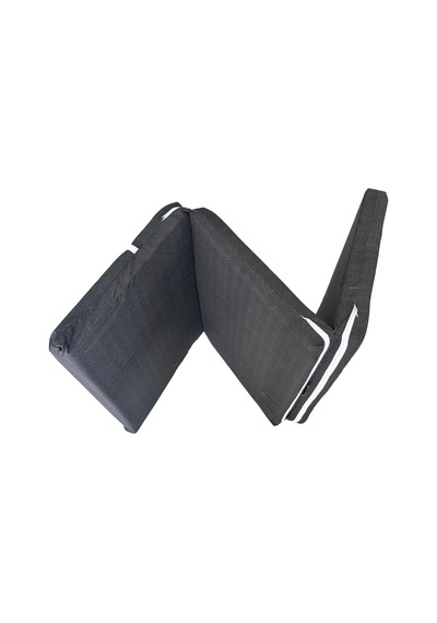 Katlanır Yer Yatağı 8 Cm Kalın Sünger Yatak 80x180x8 Cm-siyah